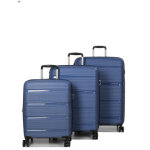 Ensemble 3 valises rigides roncato r - lite avio bleu