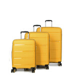 Ensemble 3 valises rigides roncato r - lite jaune