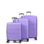 Ensemble 3 valises rigides roncato r - lite lavande violet