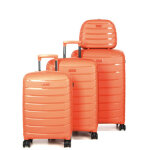 Ensemble 3 valises rigides snowball cologne et vanity orange