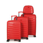 Ensemble 3 valises rigides snowball cologne et vanity rouge