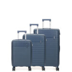 Ensemble 3 valises rigides teneo linea bleu