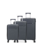 Ensemble 3 valises rigides teneo linea gris