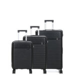 Ensemble 3 valises rigides teneo linea noir