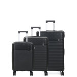 Ensemble 3 valises rigides teneo linea noir