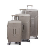 Ensemble 3 valises rigides worldline koh tao trunk marron Ensemble 3 valises rigides worldline koh tao trunk marron