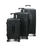 Ensemble 3 valises rigides worldline koh tao trunk noir