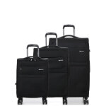 Ensemble 3 valises souples horizon premium dressing noir