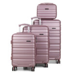 Ensemble 3 valises worldline minneapolis 2 et vanity rose gold