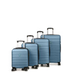 Ensemble 4 valises rigides extensibles worldline linz 2 bleu orage Ensemble 4 valises rigides extensibles worldline linz 2 bleu orage