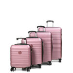 Ensemble 4 valises rigides extensibles worldline linz 2 rose Ensemble 4 valises rigides extensibles worldline linz 2 rose