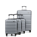 Ensemble 4 valises rigides kinston panama argent gris