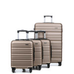 Ensemble 4 valises rigides kinston panama champagne beige