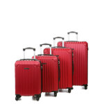 Ensemble 4 valises rigides madisson arezzo rouge Ensemble 4 valises rigides madisson arezzo rouge