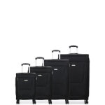 Ensemble 4 valises souples extensibles airtex phobos 2 noir