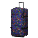 Grand sac de voyage trolley eastpak tranverz l 79 cm brize palm navy bleu