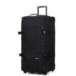 Grand sac de voyage trolley eastpak tranverz l 79 cm dots black silver noir