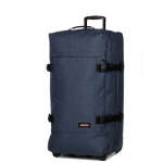 Grand sac de voyage trolley eastpak tranverz l 79 cm triple denim bleu
