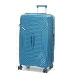Grand valise rigide trunk pas cher worldline koh tao 80 cm bleu p�trole