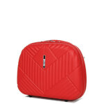 Grand vanity case rigide pas cher airtex bélénos rouge Grand vanity case rigide pas cher airtex bélénos rouge