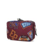 Grande trousse de toilette eastpak mavis clash burgundy rouge