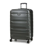 Grande valise rigide extensible delsey air armour 77 cm army gris