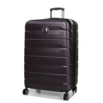Grande valise rigide extensible delsey air armour 77 cm violet foncé Grande valise rigide extensible delsey air armour 77 cm violet foncé