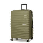 Grande valise rigide extensible jump xwave jumbo 76 cm olive vert