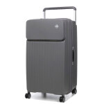 Grande valise rigide soute extensible airtex alrakis 80 cm gris fonc�