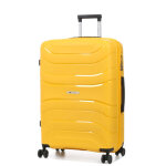 Grande valise rigide pas cher worldline syros 75 cm jaune