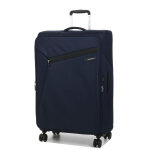 Grande valise souple extensible 4 roues samsonite litebeam 77 cm midnight blue bleu