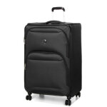Grande valise souple extensible delsey sky max 2. 0 - 79 cm noir