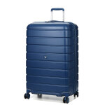 Grande valise soute rigide extensible roncato relife 78 cm bleu nuit