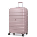 Grande valise soute rigide extensible roncato relife 78 cm rose pastel