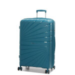 Grande valise soute rigide extensible worldline abidjan 74 cm turquoise vert