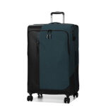 Grande valise soute souple extensible samsonite biz2go trvl 77 cm deep blue bleu