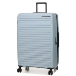 Grande valise soute xl rigide extensible samsonite restackd 81 cm fog blue bleu