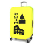 Housse de valise a�rial rome - l jaune
