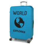 Housse de valise a�rial world - l bleu turquoise