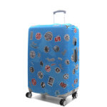 Housse de valise airtex fantaisie stickers - l bleu logo