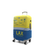 Housse de valise airtex to los angeles lax - m jaune lax