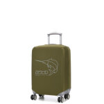 Housse de valise cabine extensible jump s kaki vert