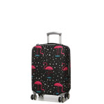 Housse de valise extensible periea black with pink flamingos s noir