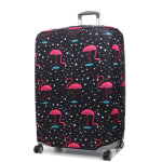Housse de valise extensible periea black with pink flamingos xl noir