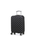 Housse de valise extensible periea black with white dots s noir