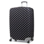 Housse de valise extensible periea black with white dots xl noir
