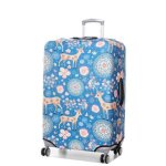 Housse de valise extensible periea blue animals l bleu