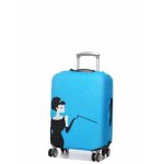 Housse de valise extensible periea blue lady s bleu