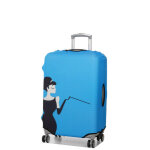 Housse de valise extensible periea blue lady m bleu