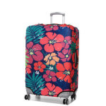 Housse de valise extensible periea bold flowers l hibiscus rose